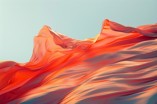 flagmaking process poster flat design side view Flag Day theme animation Complementary Color Scheme