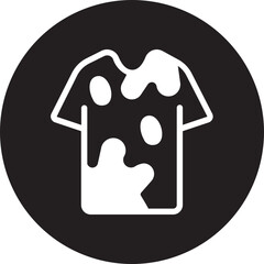 tshirt glyph icon