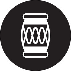 drum glyph icon