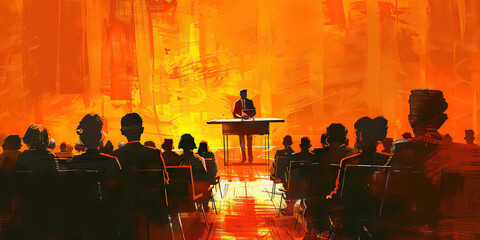 Leadership Development: A board member participating in a leadership development program, highlighting their commitment to continuous learning and professional growth