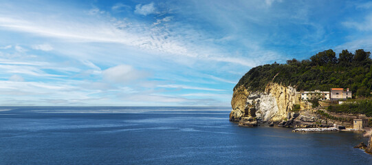 Pozzuoli Gulf, Naples, view of Nisida Island