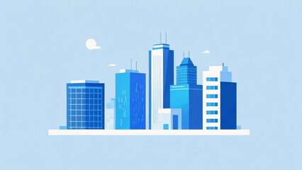 city skyline vector illustration