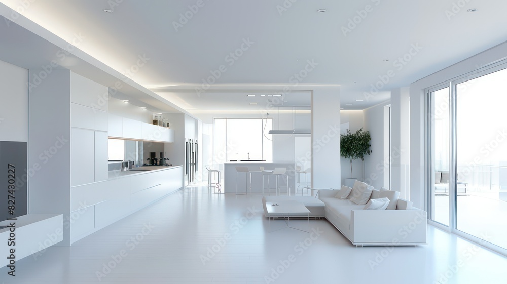 Poster modern appartement created with generative ai