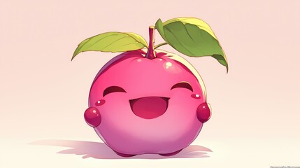 The adorable cartoon Mangosteen character snagged the top spot with a joyous expression in a trendy modern illustration emerging as the inaugural champion
