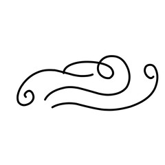 Swirl ornament stroke