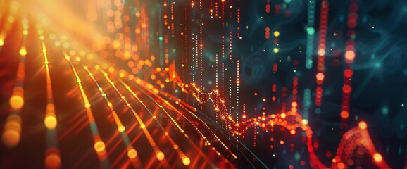 Obraz premium Abstract Economic Cycles And Trends , Abstract Pictures HD