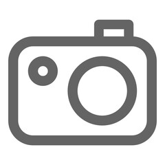 Camera icon, vector illustration, simple design, best used for web