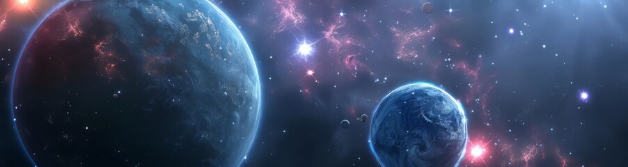Obraz premium Outer space background