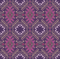 The background design pattern is similar to the pattern of Thai cloth.