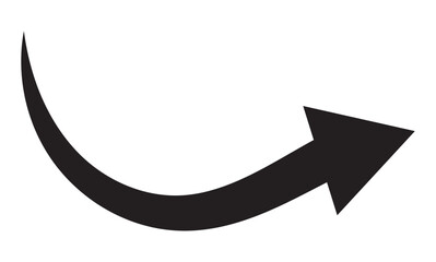long arrow icon. Arrow pointing . long Arrow vector . arrow or web design.