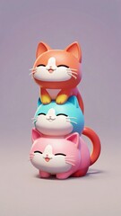 Icon cat 3d