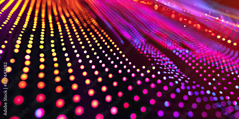 Aufkleber dot dash: alternating dots and dashes in a linear pattern, adding a quirky and dynamic element to th
