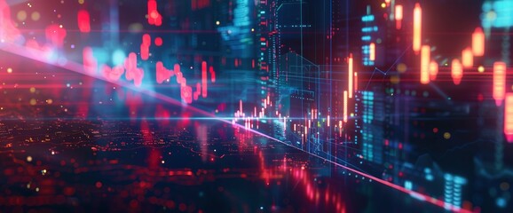 Obraz premium Abstract Fintech Revolution , Abstract Pictures HD