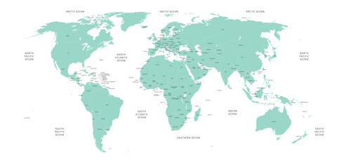World vector map
