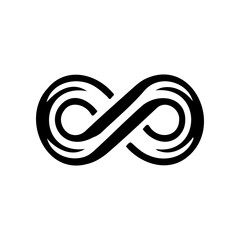 Infinity vector endless loop simple design