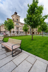 Miasto Łódź- widok na Plac Wolności.	