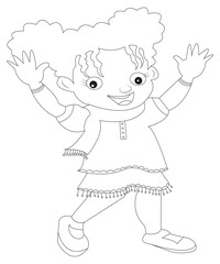African America Coloring Book Page For All Ages