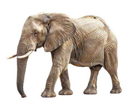 elephant isolated on white