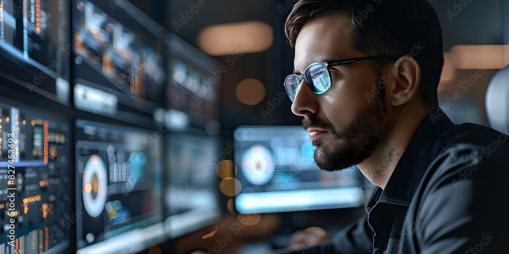 Poster experienced tech professional specializing in advanced control panel systems. concept tech systems, 