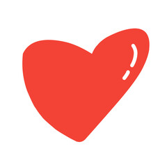 Heart red icon