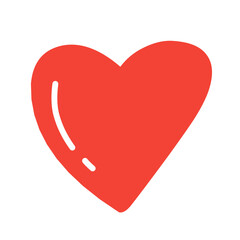 Heart red icon