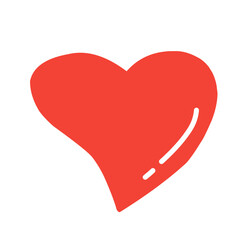 Heart red icon