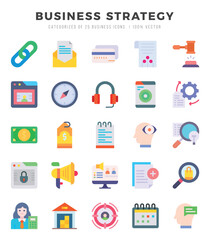 Business Strategy Icon Bundle 25 Icons for Websites and Apps