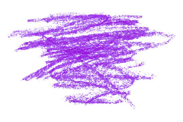 purple pencil strokes isolated on transparent background