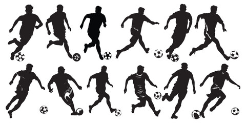 Soccer players silhouette set  © Muhammad
