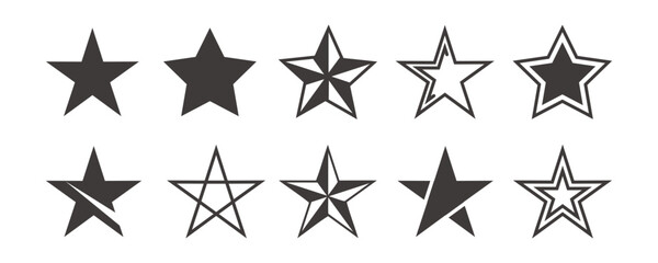 Star vector icons