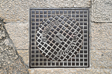 Sewer Grate in Monopoli, Italy