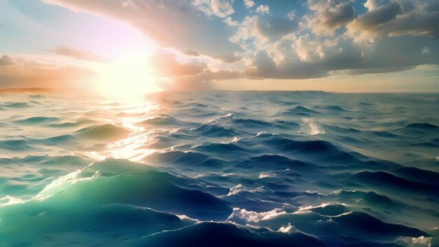 The water shimmers with the everchanging nature of the Quantum Sea ever elusive yet ever present.