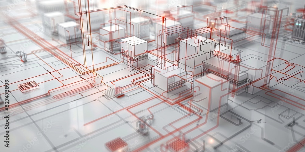 Poster The image could illustrate architectural diagrams, such as UML (Unified Modeling Language) diagrams, showing the components, modules, and relationships within a software application