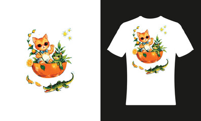 t shirt design with Cute valentines day animals