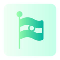 india flag gradient icon