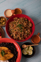 Chaufa amazonico Peruvian style fried rice lunch food chinese influence