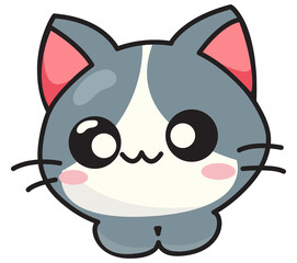 Cat Cute Cartoon Animal For Kid Student 