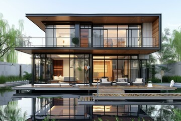 Fototapeta premium Modern House