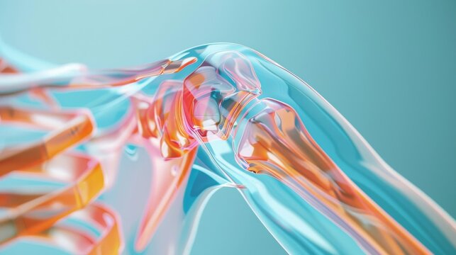 Various movements possible in the human shoulder joint Emphasis on ball and socket structure. This shows flexibility and range of movement.