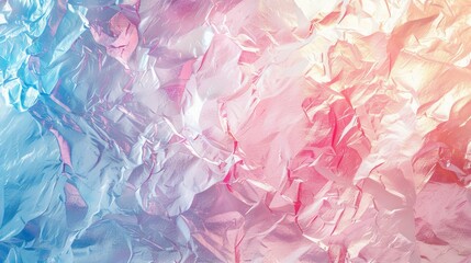 Fototapeta premium Abstract Pastel of Textile: A mesmerizing display of intertwined fabric unfolds in a spectrum of soft hues.