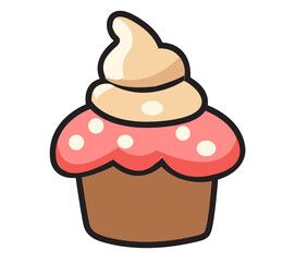 Cupcake Cartoon Cute 