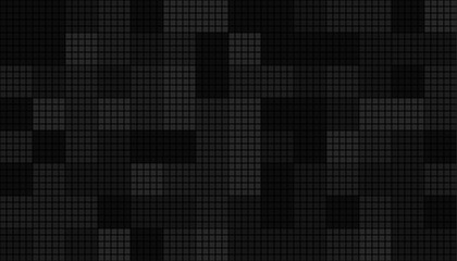 Gray black square geometric pattern background
