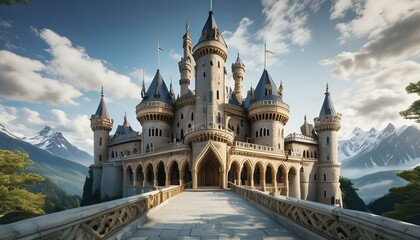 Fototapeta premium A palace of the king of ancient time 
