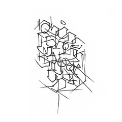 Graffiti alphabet pen handwrite © Kocur