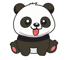 PandaCartoon Clipart Animal For Kid