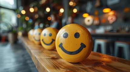 Digital interface with a detailed satisfaction survey completed, modern office setting background