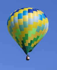Naklejka premium Hot air balloon in the sky