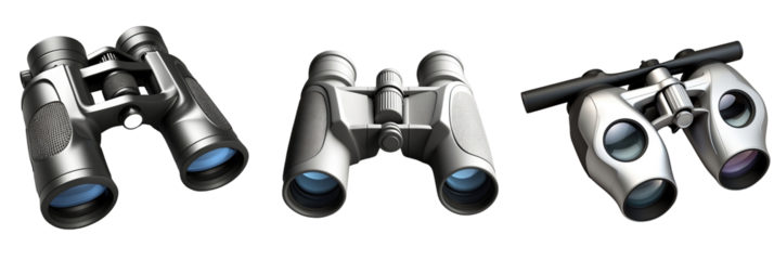binocular isolated on transparent background