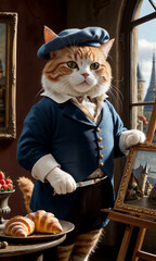 Cat painter- artist