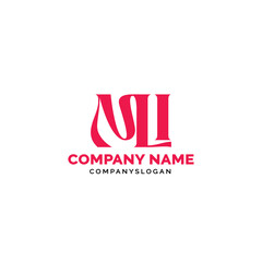 Letter MI logo design, vector logo design, illustration 